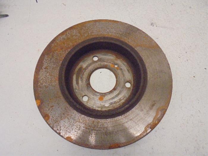 Front brake disc from a Smart Fortwo Coupé (451.3) Electric Drive 2015