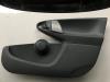 Front door trim 4-door, right from a Peugeot 107, 2005 / 2014 1.0 12V, Hatchback, Petrol, 998cc, 50kW (68pk), FWD, 384F; 1KR, 2005-06 / 2014-05, PMCFA; PMCFB; PNCFA; PNCFB 2007