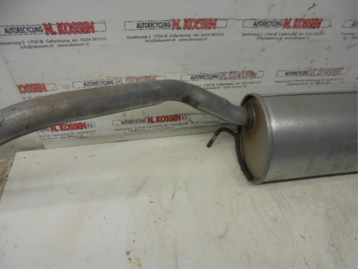Exhaust rear silencer from a Volkswagen Polo 2011