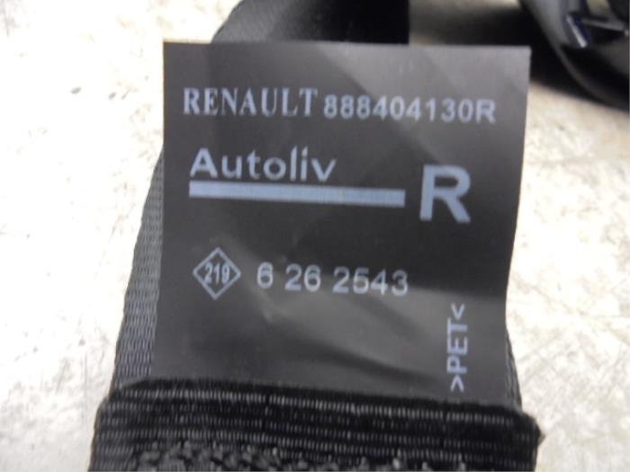 Sicherheitsgurt rechts hinten van een Renault Clio IV (5R) 0.9 Energy TCE 90 12V 2016