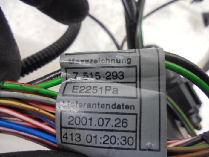 Faisceau de câbles d'un BMW Z3 2001