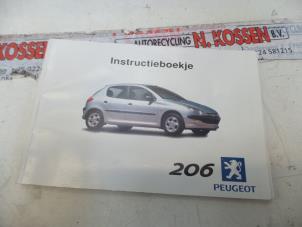 Used Instruction Booklet Peugeot 206 (2A/C/H/J/S) 1.4 XR,XS,XT,Gentry Price on request offered by N Kossen Autorecycling BV