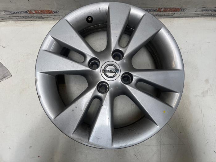 Używane Obrecz Nissan Note Cena na żądanie oferowane przez N Kossen Autorecycling BV