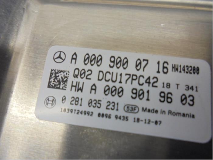 Ordinateur Adblue d'un Mercedes-Benz Vito (447.6) 2.2 114 CDI 16V 2019