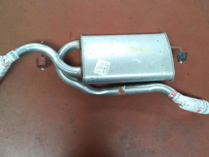 Exhaust rear silencer from a Ford Escort 5 (AAL/ABL) 1.6i 16V (E2) 1995