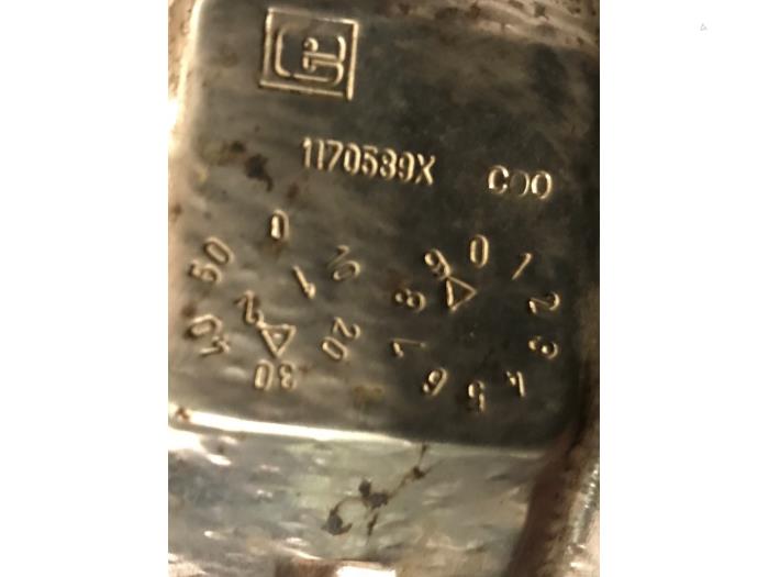 Catalytic converter Peugeot 208 1170589X ZM01