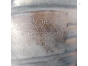 Used Exhaust rear silencer Mercedes C (W204) 1.8 C-180 CGI 16V Price on request offered by N Kossen Autorecycling BV