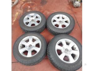 Used Sport rims set + tires Jeep Grand Cherokee (WG/WJ) 2.7 CRD 20V Price on request offered by N Kossen Autorecycling BV