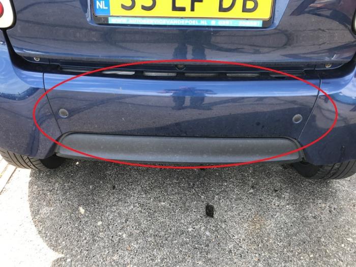 Smart car rear 2024 bumper replacement