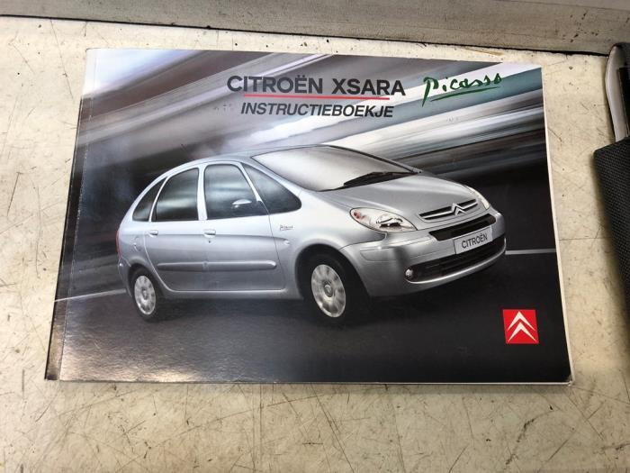 Livret d'instructions d'un Citroën Xsara Picasso (CH) 1.8 16V 2005