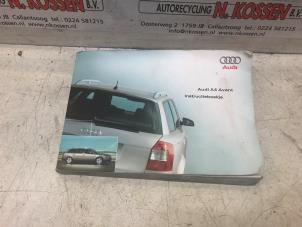 Used Instruction Booklet Audi A4 Avant (B5) 1.8 20V Price on request offered by N Kossen Autorecycling BV