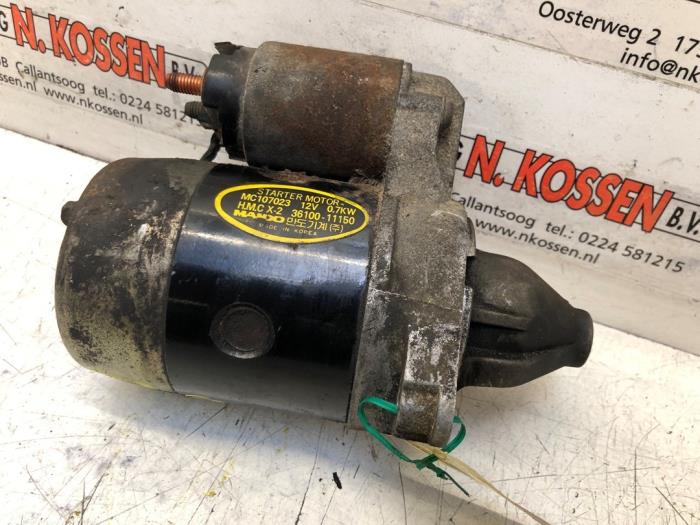 Gebrauchte Anlasser Hyundai Accent II/Excel II/Pony 1.3i 12V Preis auf Anfrage angeboten von N Kossen Autorecycling BV