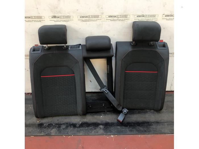 Rear bench seat from a Volkswagen Golf VII (AUA) 2.0 GTI 16V Performance Package 2018