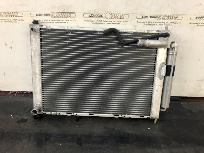 Air conditioning radiator from a Nissan Micra (K12) 1.2 16V 2005