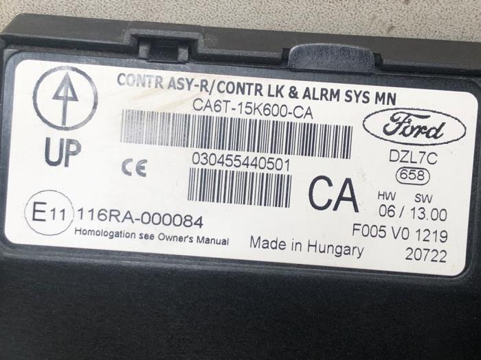Module confort d'un Ford Fiesta 6 (JA8) 1.6 TDCi 16V ECOnetic 2012