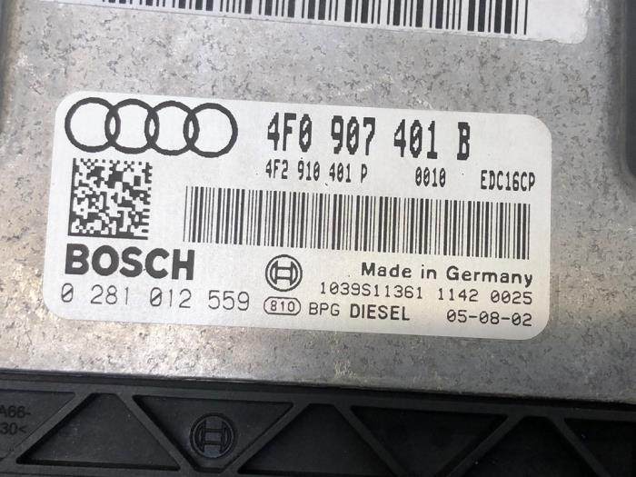 Ordinateur gestion moteur d'un Audi A6 2005