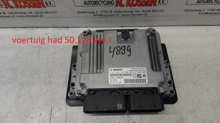 Used Engine management computer Peugeot Partner (GC/GF/GG/GJ/GK) 1.6 BlueHDI 75 Price on request offered by N Kossen Autorecycling BV