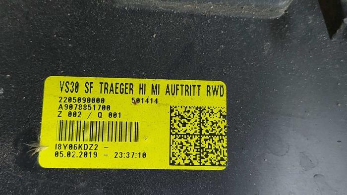 Zderzak tylny z Mercedes-Benz Sprinter 3,5t (906.63) 314 CDI 16V 2019