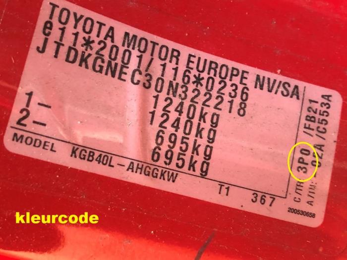 Stoßstange vorne van een Toyota Aygo (B40) 1.0 12V VVT-i 2018