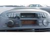 Radio d'un Fiat Punto II (188), 1999 / 2012 1.2 60 S, Berline avec hayon arrière, Essence, 1.242cc, 44kW (60pk), FWD, 188A4000, 1999-09 / 2012-03, 188AXA1A; 188BXA1A 2002