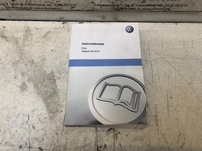 Używane Instrukcja Volkswagen Polo V (6R) 1.2 TSI 16V BlueMotion Technology Cena na żądanie oferowane przez N Kossen Autorecycling BV