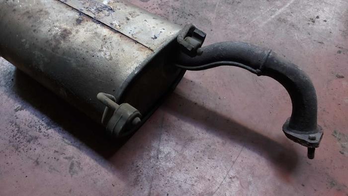 Exhaust rear silencer from a Hyundai Coupe 2.0i 16V 2000