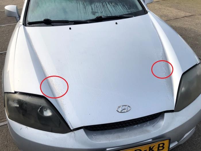 Używane Maska Hyundai Coupe 2.0i 16V CVVT Cena na żądanie oferowane przez N Kossen Autorecycling BV