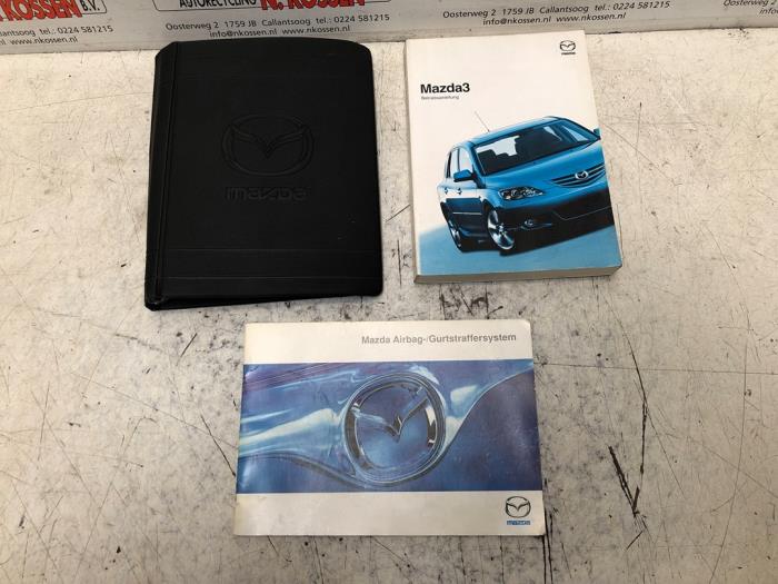 Używane Instrukcja Mazda 3 Sport (BK) 1.6 CiTD 16V Cena na żądanie oferowane przez N Kossen Autorecycling BV