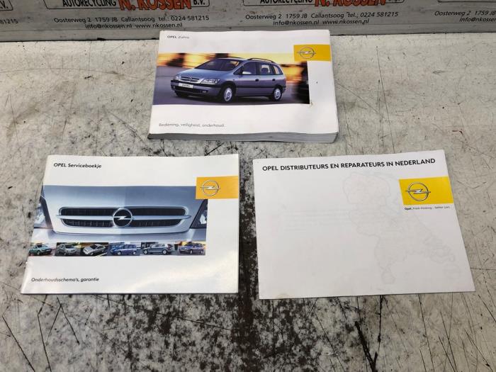 Używane Instrukcja Opel Zafira (F75) 1.8 16V Cena na żądanie oferowane przez N Kossen Autorecycling BV