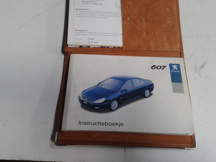 Używane Instrukcja Peugeot 607 (9D/U) 2.2 HDi 16V FAP Cena na żądanie oferowane przez N Kossen Autorecycling BV