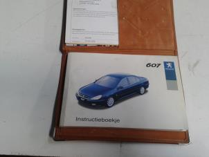 Used Instruction Booklet Peugeot 607 (9D/U) 2.2 HDi 16V FAP Price on request offered by N Kossen Autorecycling BV