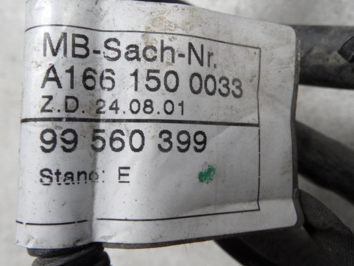 Begagnade Kablage Mercedes Vaneo (W414) 1.6 Pris på förfrågan erbjuds av N Kossen Autorecycling BV