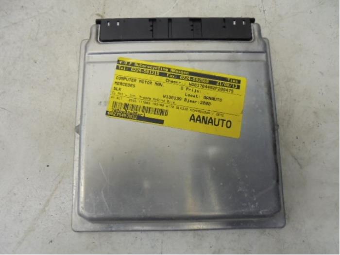 Used Engine management computer Mercedes SLK (R170) 2.3 230 K 16V Price on request offered by N Kossen Autorecycling BV