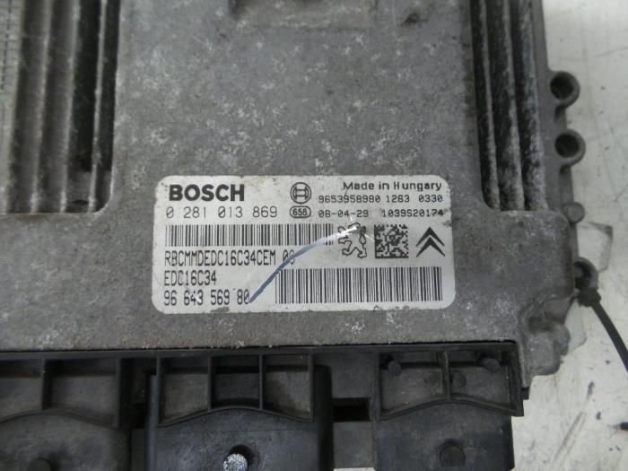 Engine management computer from a Fiat Scudo (270) 1.6 D Multijet 2009