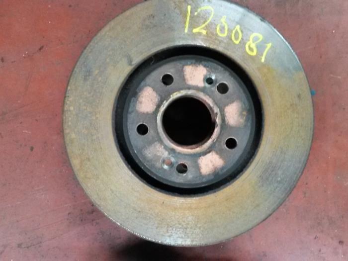 Front brake disc from a Renault Laguna II Grandtour (KG) 1.9 dCi 120 2004