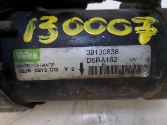 Begagnade Startmotor Opel Astra G (F08/48) 1.6 16V Pris på förfrågan erbjuds av N Kossen Autorecycling BV