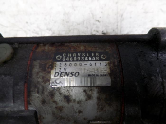 Used Starter Chrysler 300 M 3.5 V6 24V Price on request offered by N Kossen Autorecycling BV