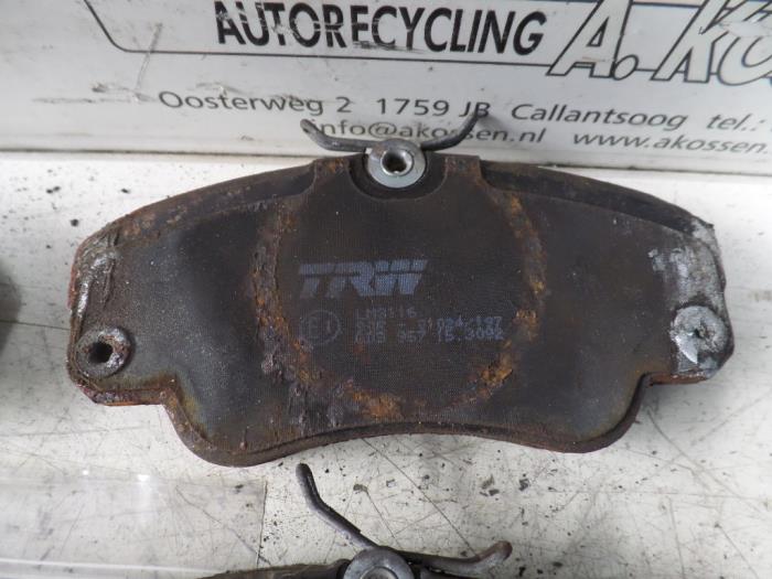 Front brake pad Opel Omega B 3.0i V6 24V - LMS116