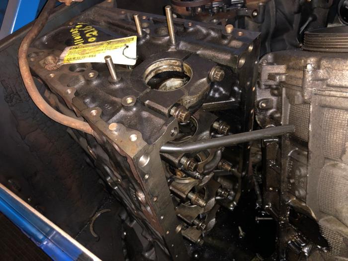 Used Engine crankcase Mercedes Sprinter 2t (901/902) 213 CDI 16V Price on request offered by N Kossen Autorecycling BV