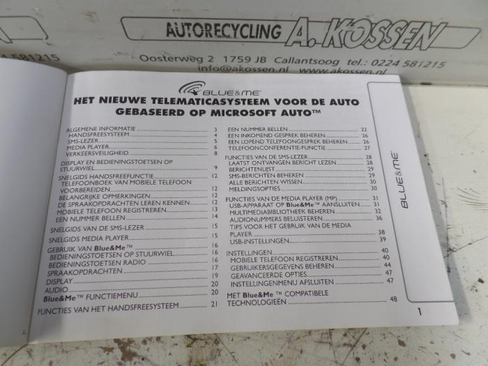 Instrucciones(varios) de un Fiat Ducato (250) 2.3 D 130 Multijet 2012