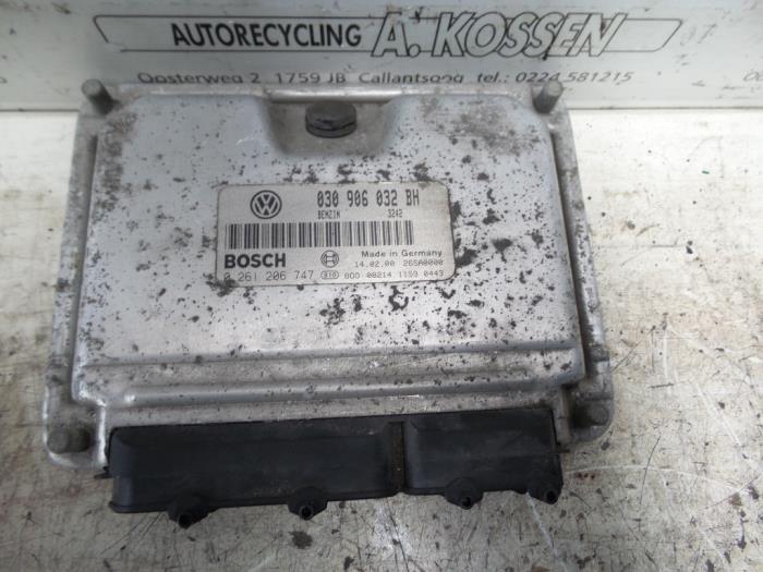 Used Engine management computer Volkswagen Lupo (6X1) 1.0 MPi 50 Price on request offered by N Kossen Autorecycling BV
