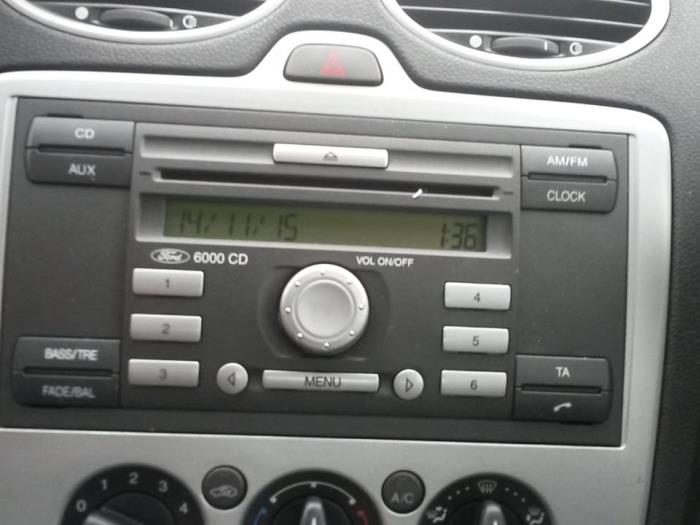 Radio CD player Ford Focus 2  Ti-VCT 16V - 6000CD VISTEON