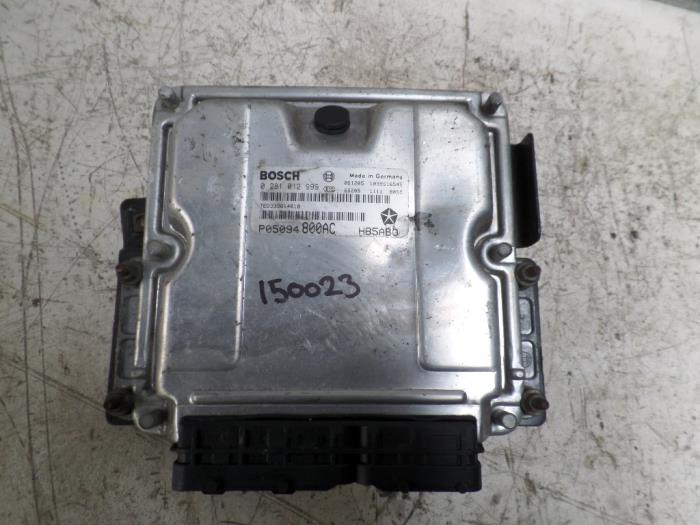 Used Engine management computer Chrysler Voyager/Grand Voyager (RG/RS) 2.8 CRD 16V Autom. Price on request offered by N Kossen Autorecycling BV