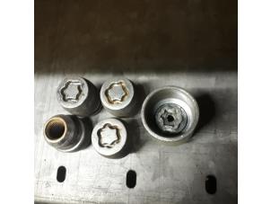 Used Set of wheel locks Mazda 6 Sport (GG14) 2.0i 16V Price on request offered by N Kossen Autorecycling BV