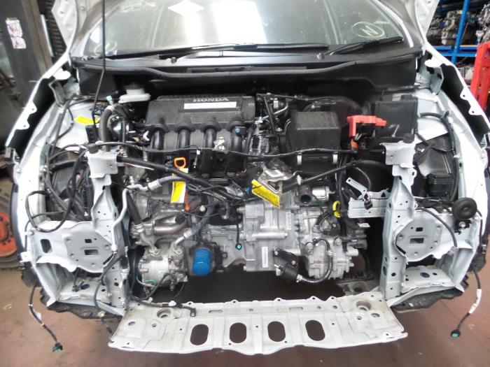 Motor van een Honda Jazz 2014