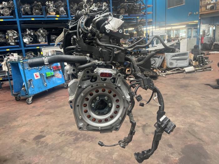 Motor van een Honda Jazz 2014
