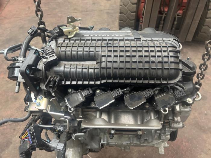 Motor van een Honda Jazz 2014