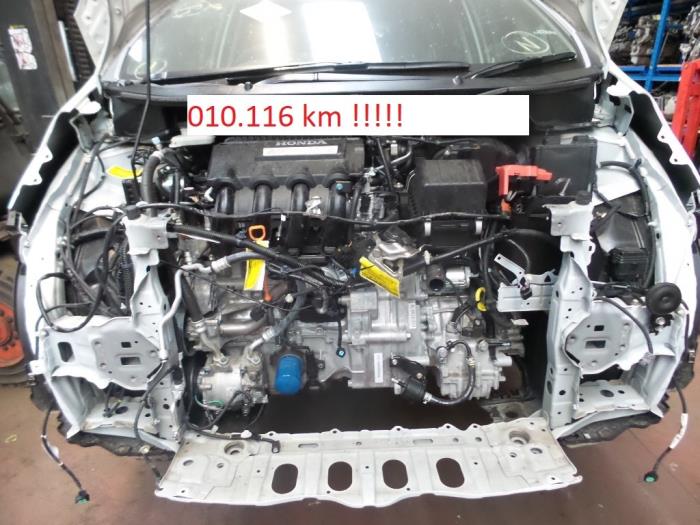 Motor van een Honda Jazz 2014