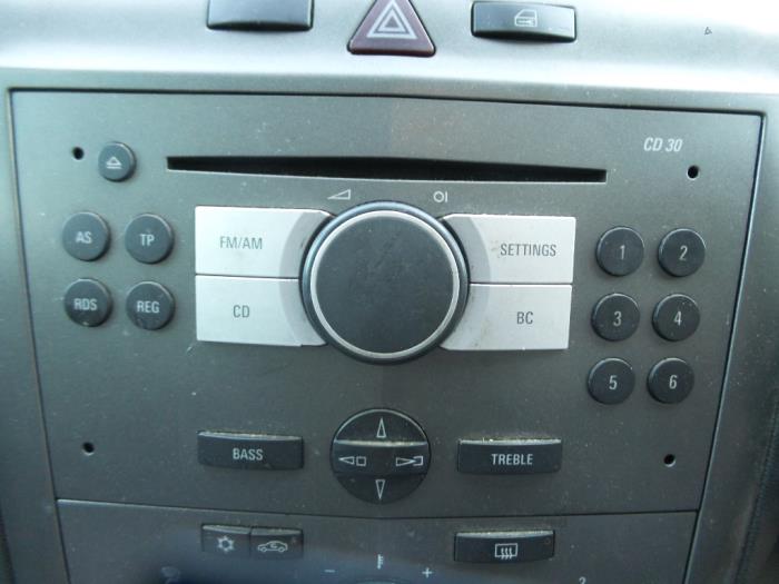 Radio/Lecteur CD d'un Opel Zafira 2006