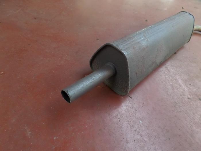 Exhaust rear silencer from a Volkswagen Up! (121) 1.0 12V 60 2012